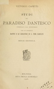 Cover of: Biblioteca storico-critica della letteratura Dantesca