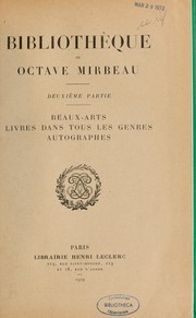 Bibliothèque de Octave Mirbeau by Octave Mirbeau