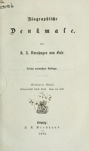 Cover of: Biographische Denkmale