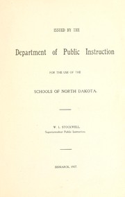 Cover of: The birthdays of Washington and Lincoln | North Dakota. Dept. of Public Instruction