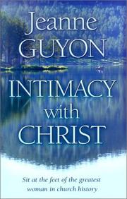 Cover of: Intimacy With Christ