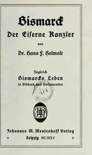 Cover of: Bismarck by Hans F. Helmolt