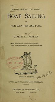 Boat sailing in fair weather and foul