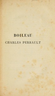 Cover of: Boileau. Charles Perrault