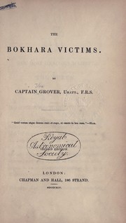 The Bokhara victims by John Grover