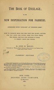 Cover of: The book of ensilage: or, The new dispensation for farmers