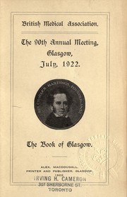 The book of Glasgow by British Medical Association