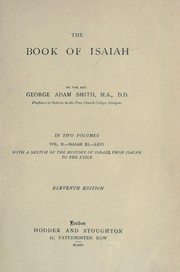 The book of Isaiah by Sir George Adam Smith