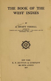 Cover of: The book of the West Indies by A. Hyatt Verrill