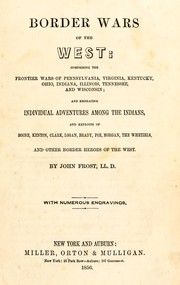Cover of: Border wars of the West by Frost, John