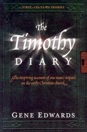 Cover of: The Timothy Diary (First Century Diaries)