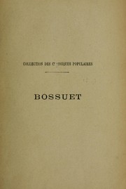 Cover of: Bossuet