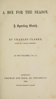 Cover of: A box for the season: a sporting sketch