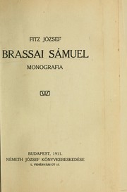 Brassai Sámuel, monografia by József Fitz