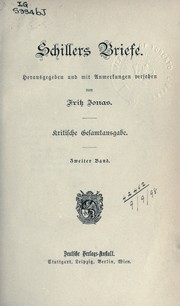 Cover of: Briefe by Friedrich Schiller