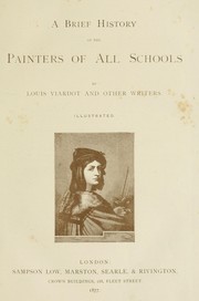 Cover of: A Brief history of the painters of all schools | 