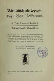 Cover of: Bärndütsch als Spiegel bernischen Volkstums