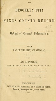 Cover of: The Brooklyn city and Kings county record