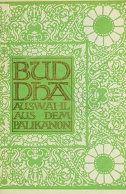 Cover of: Buddha: [Auswahl aus dem Palikanon]