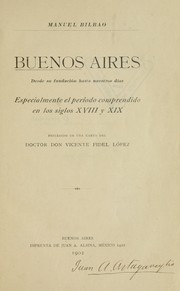Cover of: Buenos Aires by Manuel Bilbao
