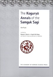 The Koguryo annals of the Samguk sagi by Pu-sik Kim