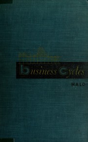 Cover of: Business cycles