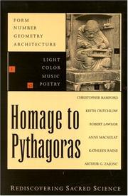 Cover of: Homage to Pythagoras: Rediscovering Sacred Science