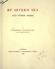 Cover of: By the Severn Sea and other poems
