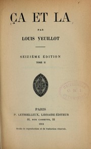 Cover of: Ça et là