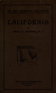 Cover of: California by Harold W. Fairbanks