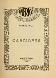 Cover of: Canciones