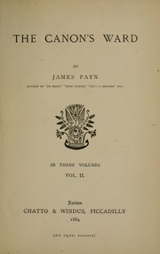 Cover of: The Canon's ward by James Payn