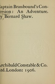Captain Brassbound's Conversion by George Bernard Shaw