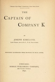 Cover of: The captain of Company K by Joseph Kirkland