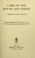 Cover of: Care of the mouth and teeth