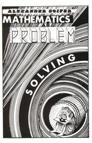 Mathematics as problem solving by Alexander Soifer
