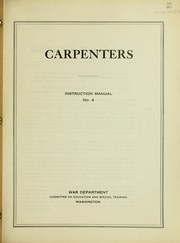 Cover of: Carpenters