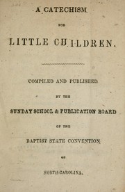Cover of: A catechism for little children