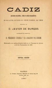 Cover of: Cádiz