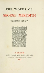 Cover of: Celt and Saxon (unfinished) by George Meredith