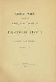 Ceremonies attending the unveiling of the statue of Robert Cavelier de La Salle at Lincoln Park, Chicago