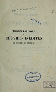 Cover of: Charles Barimore by Forbin, Louis Nicolas Philippe Auguste comte de