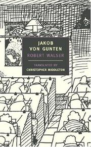 Cover of: Jakob von Gunten