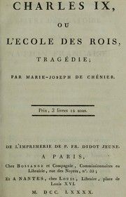 Charles IX by Marie-Joseph Chénier