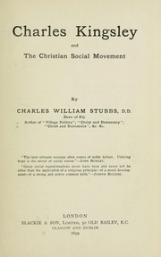 Cover of: Charles Kingsley and the Christian social movement