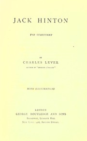 Cover of: [Charles Lever's novels by Charles James Lever