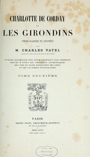 Cover of: Charlotte de Corday et les Girondins