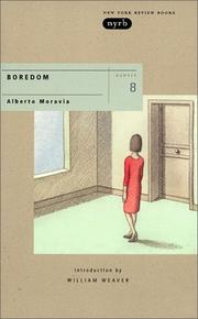 Cover of: Boredom by Alberto Moravia