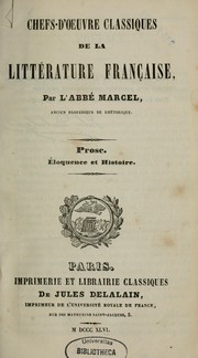 Cover of: Chefs-d'oeuvre classiques de la littérature française ...