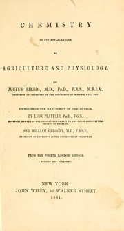 Chemistry in its applications to agriculture and physiology